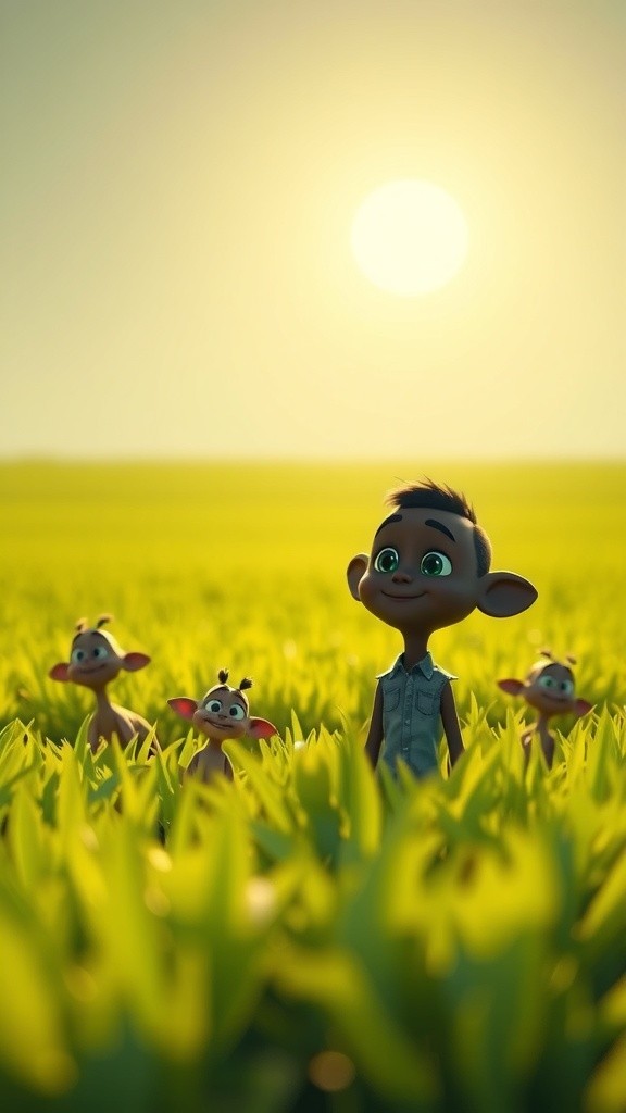 A Village Boy and His Cow in Bungoma, Kenya