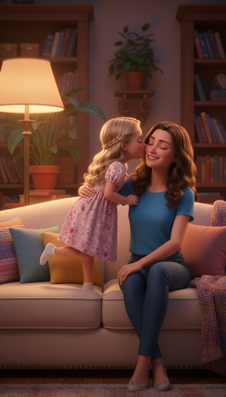 Sweet Moments Between Mother and Daughter