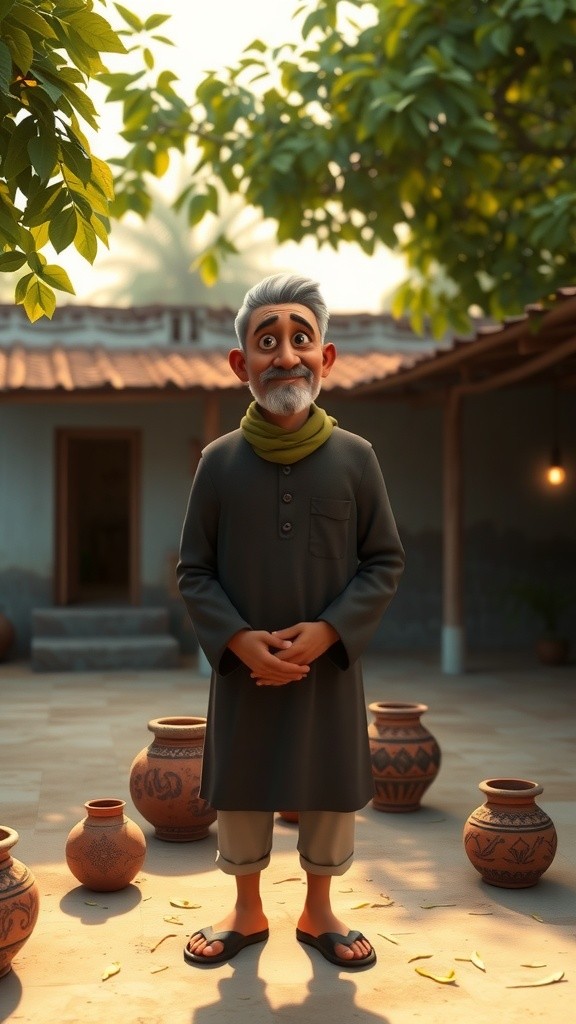 दादाजी और बंदर की दोस्ती