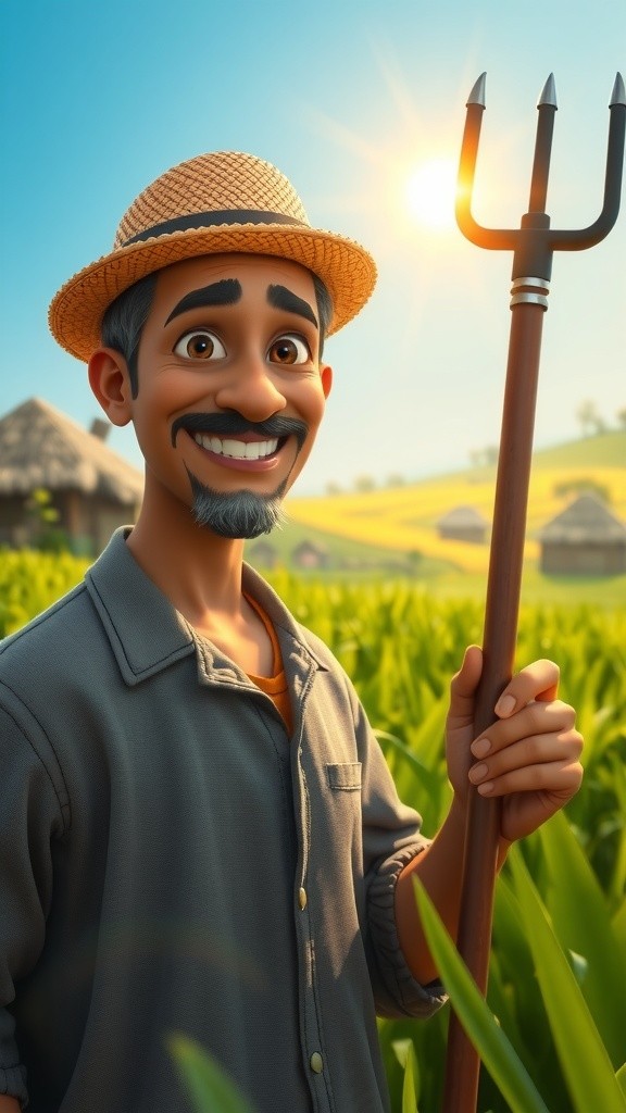 Kisaan aur Bandar ki Dosti (copy)