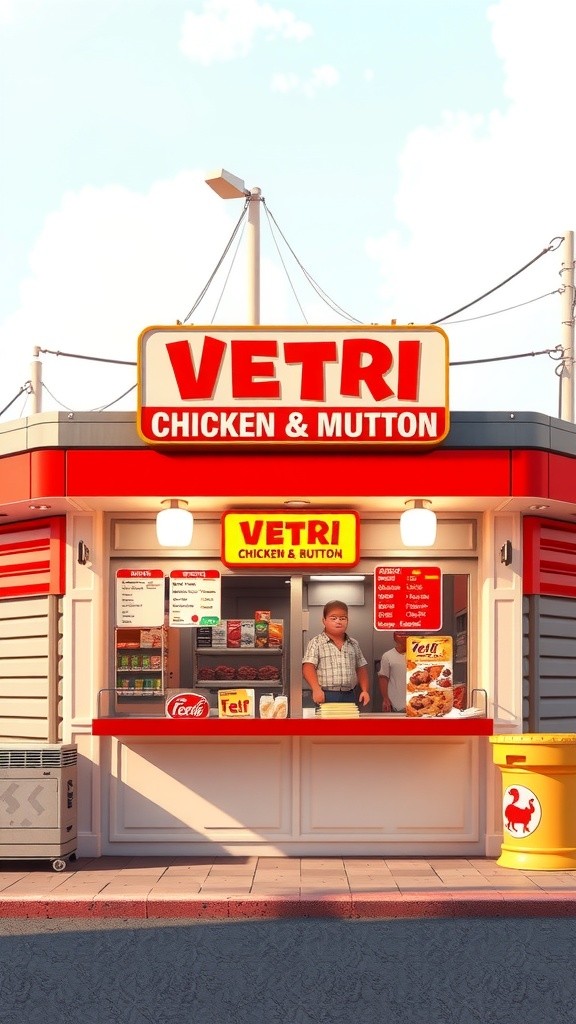 Vetri Chicken and Mutton Stall Introduction