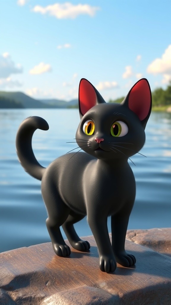 The Brave Kitten's Leap