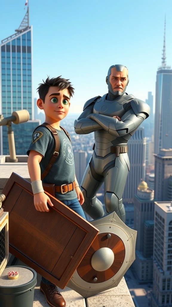 कैप्टन अमेरिका और आयरन मैन का मजेदार मिशन