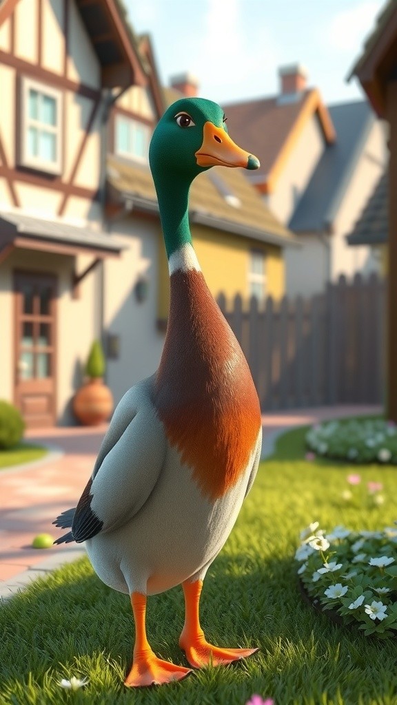 दुखी बतख का अनुकरण