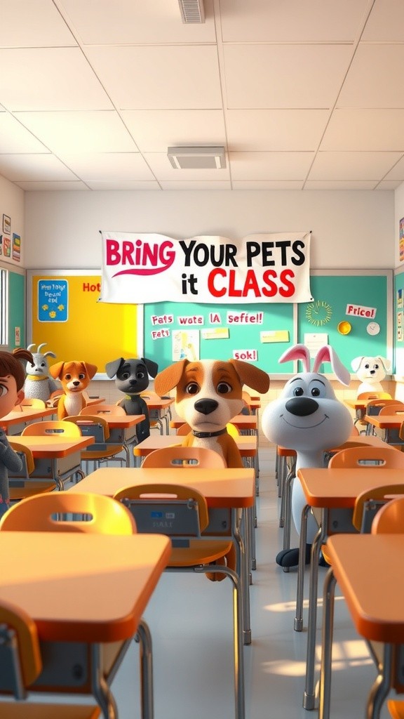 Kucing Pintar di Kelas