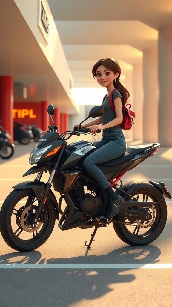 Trik Parkir Kreatif Tina