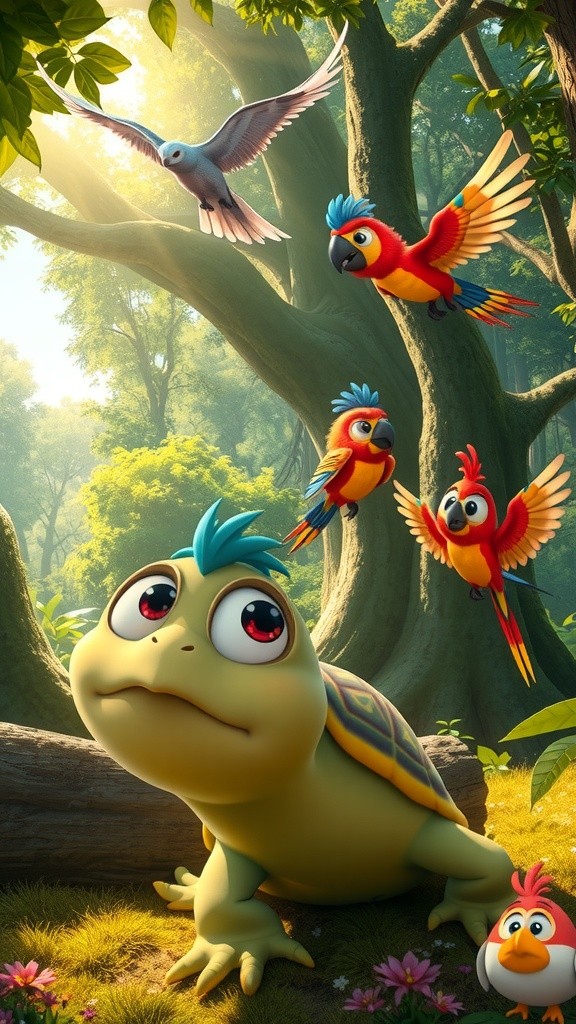 The Tortoise's Lesson: No Boasting, Just Wisdom