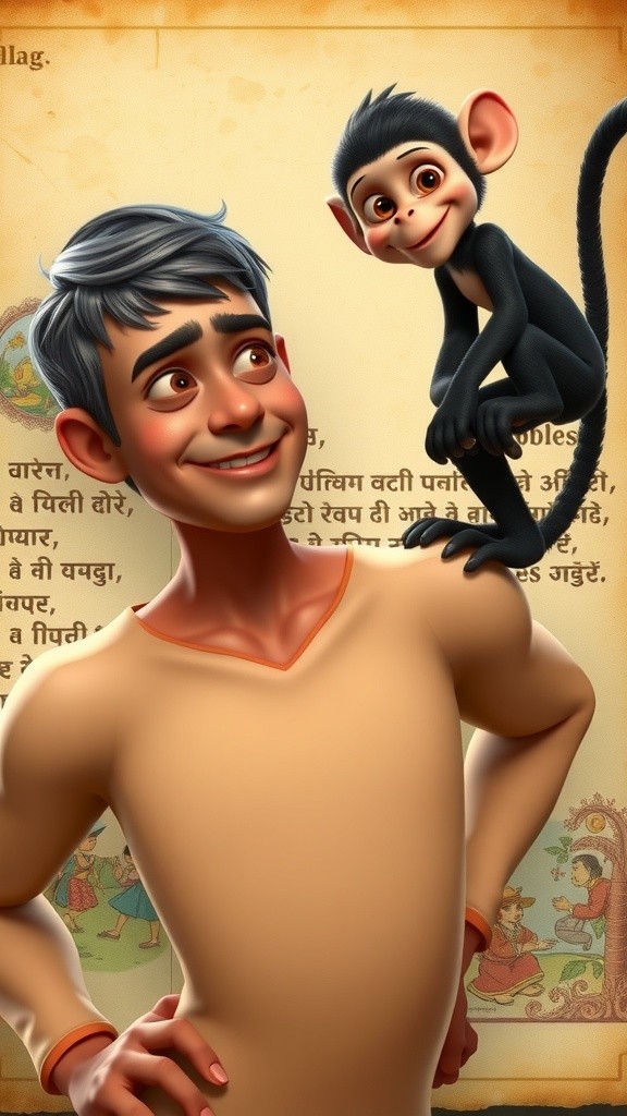 बंदर और मदारी की कहानी