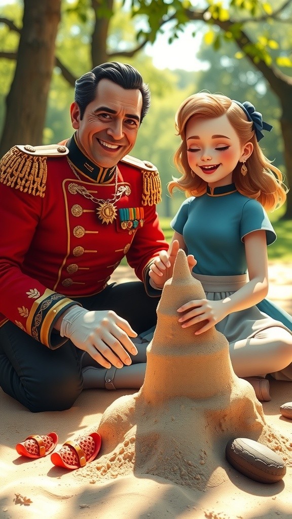 A Sandy Standoff: A Tale of Friendship