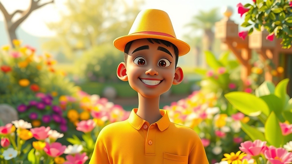 टिंकू और उड़ती टोपी की मस्ती