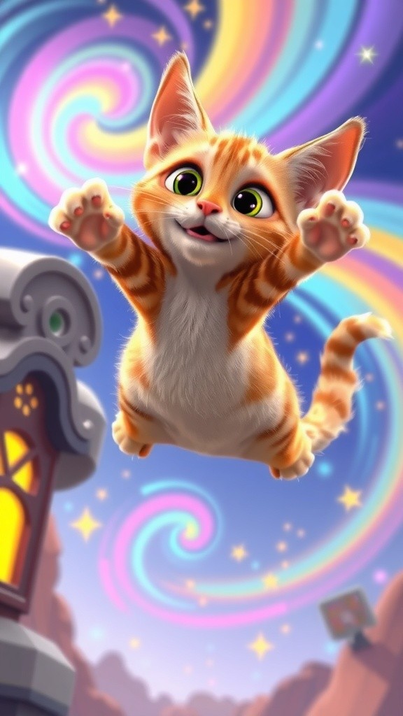 Mischievous Cat's Magical Dance Adventure!