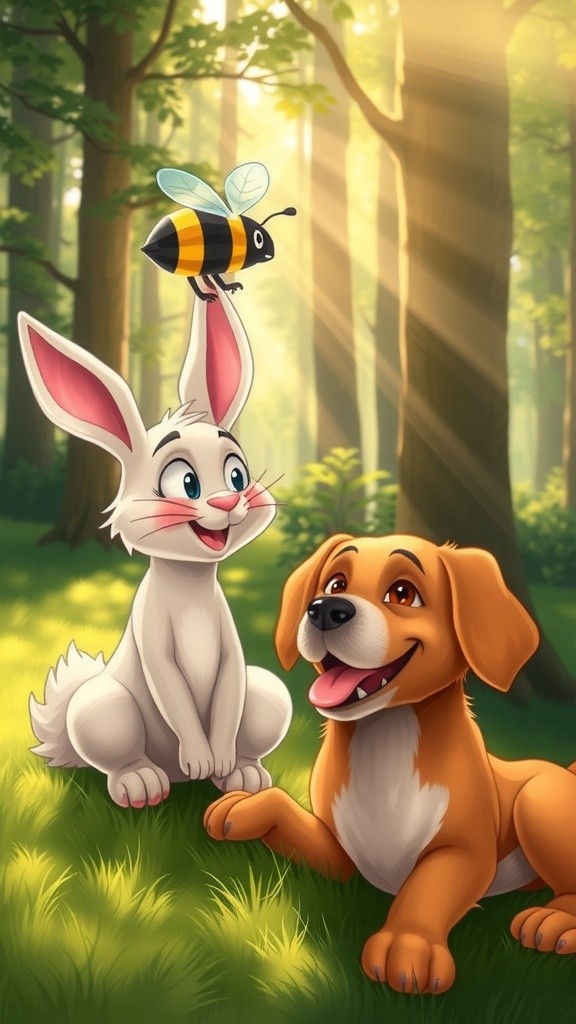 खरगोश, मधुमक्खी और कुत्ता (copy)