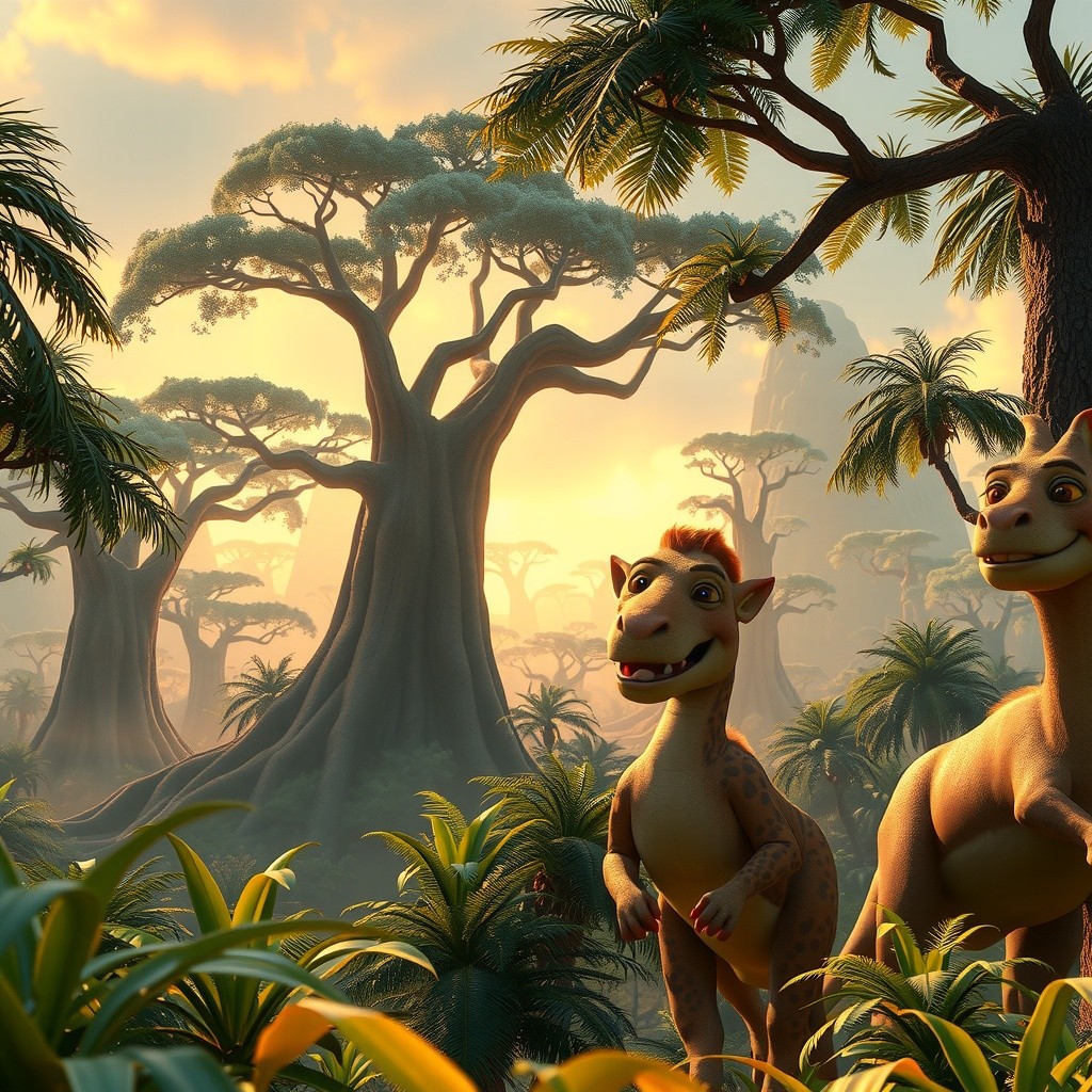 Dinosaur Day Out: Coffee and Rain Enjoyment