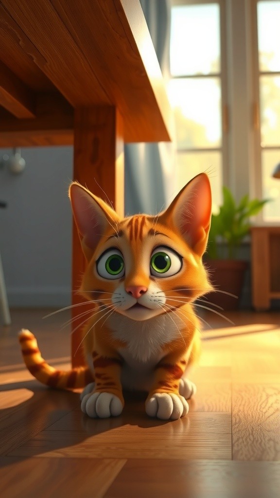 Kucing dan Timun yang Menakutkan