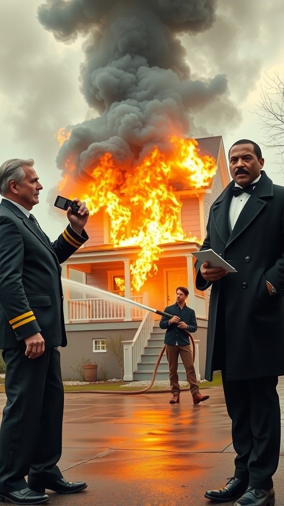 Heroic Rescue: Firefighter Saves Boy from Flames