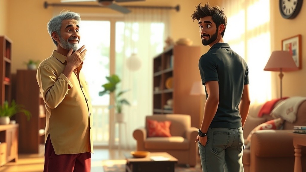 Baking Cookies with Papa and Johny