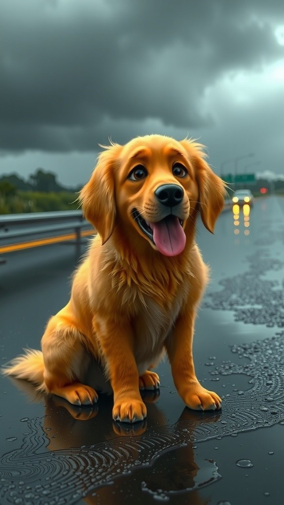 Rescue on a Rainy Highway