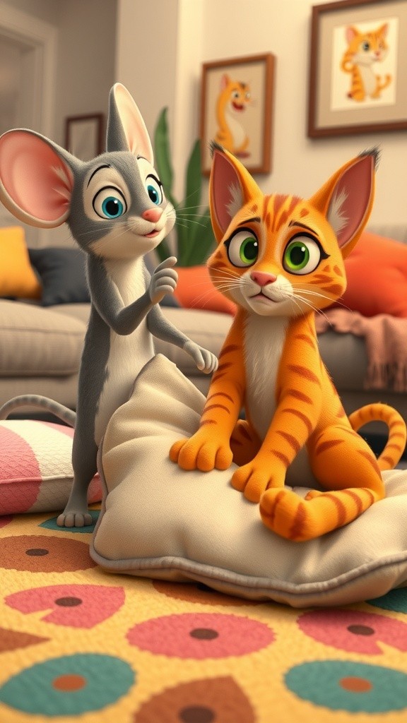 The Cat and the Clever Mouse