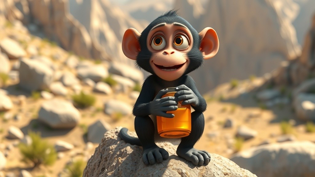 Teamwork Wins: The Monkey and the Honey