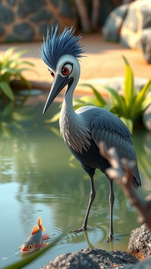 बगुला और केकड़ा: धोखे का अंत