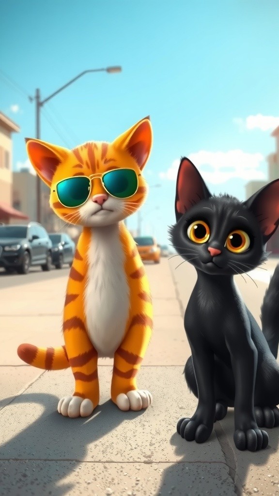 بلی کی خود اعتمادی اور انداز (copy)