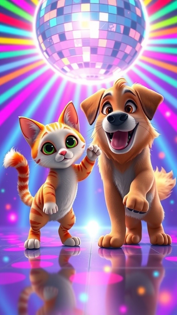 Dancing Pets: Disco Fever Fun!