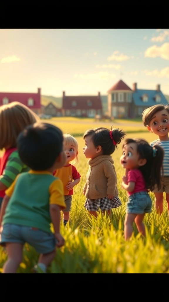 بچے نachte ہوئے