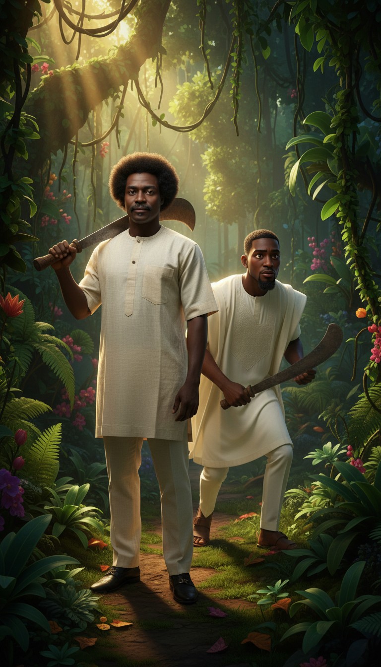 Nigerian Boys and Their Hidden Treasure