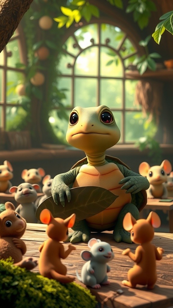 Titu the Slow But Steady Turtle