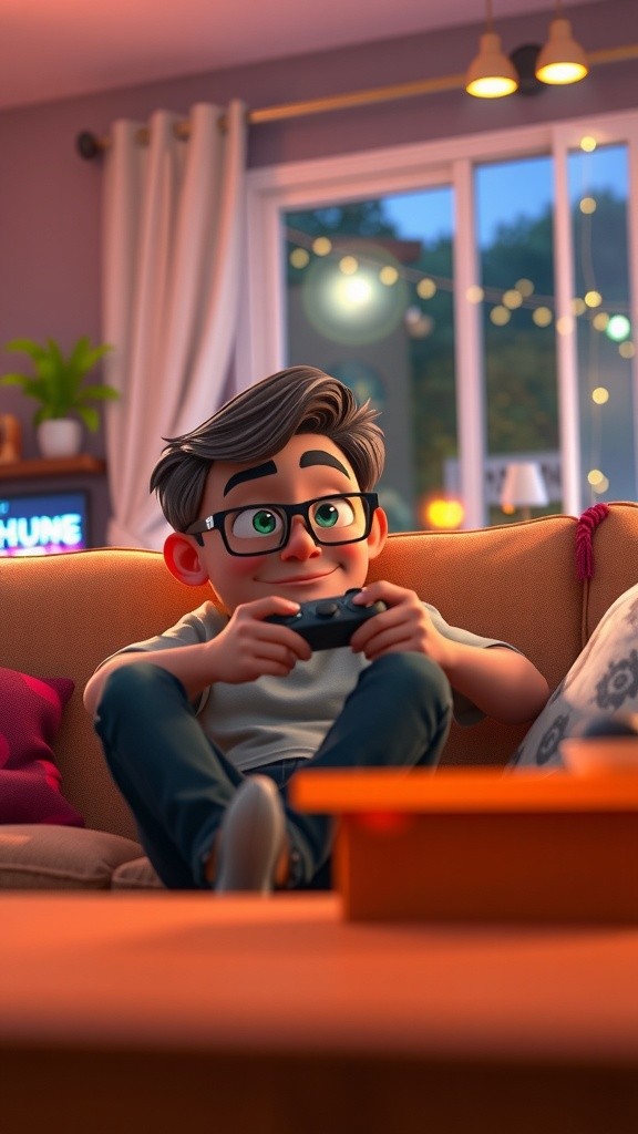 Kucing Beni Menonton Game