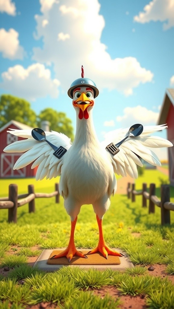 Sir Clucks-A-Lot: The Most Dramatic Chicken Alive