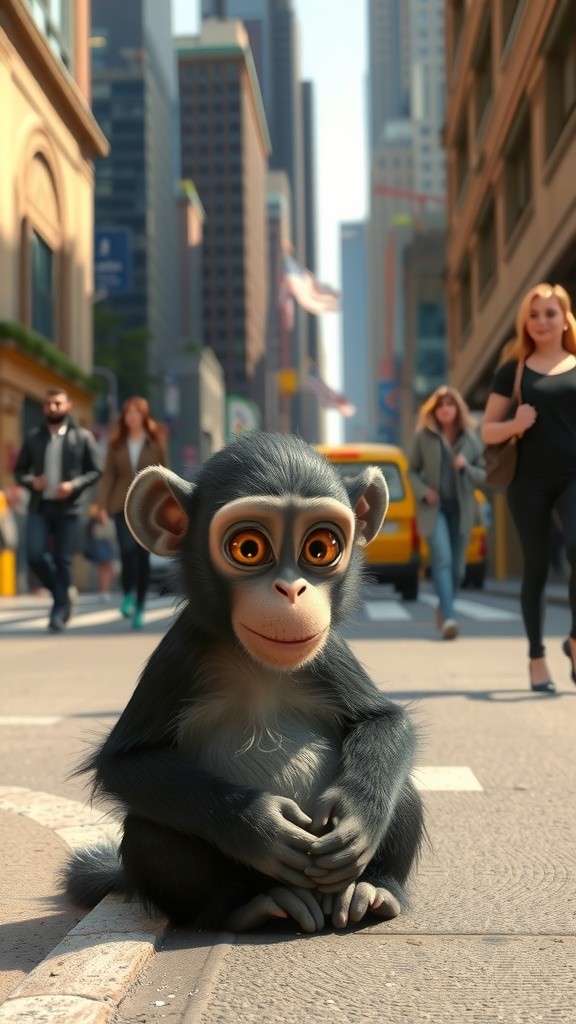 बंदर की प्रेरणादायक यात्रा (copy)