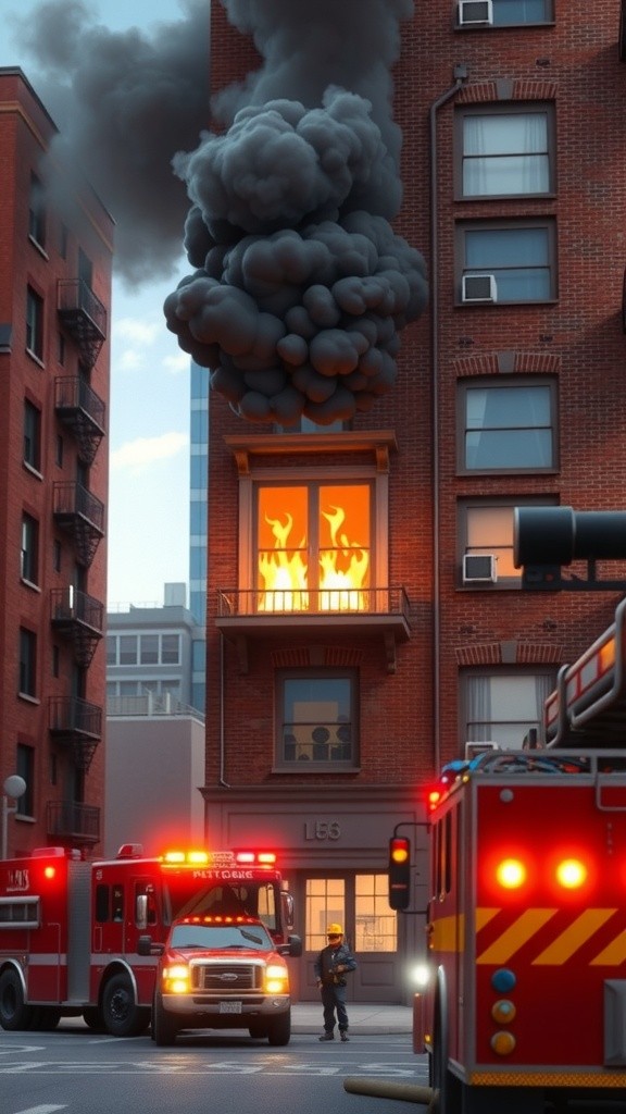 Firefighter Rescues Cat