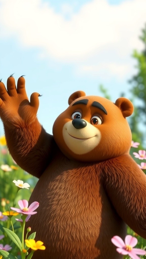 बंटी बेबी भालू के साथ मज़ेदार अंग्रेज़ी शब्द