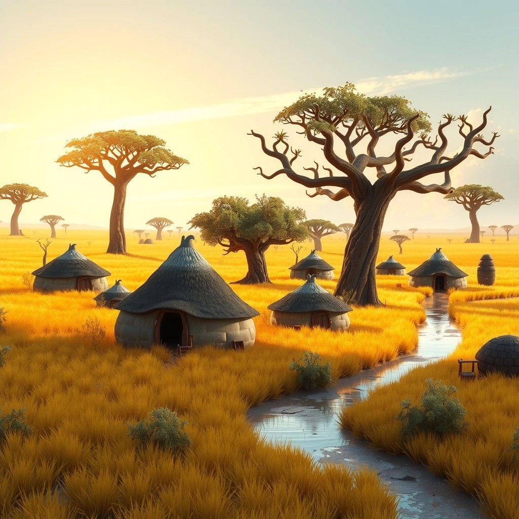 Amina's Journey to the River