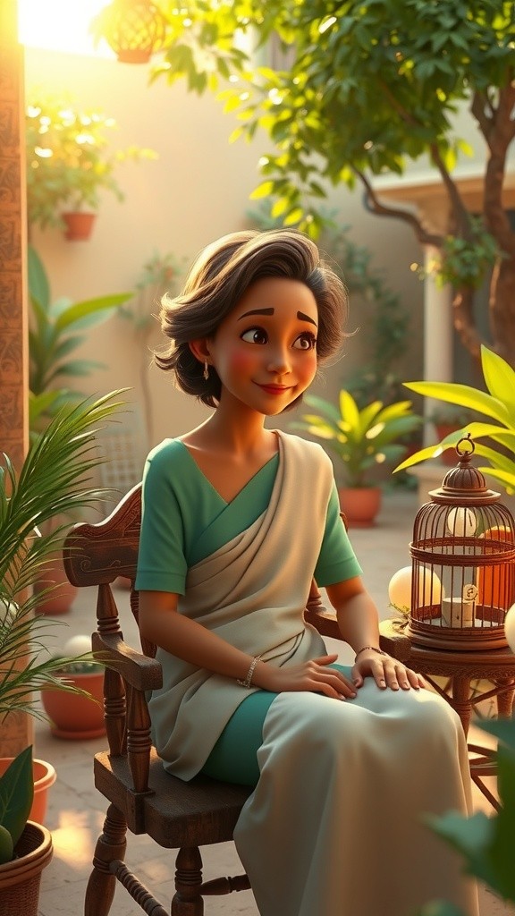 दादी और तोते का जादुई बंधन