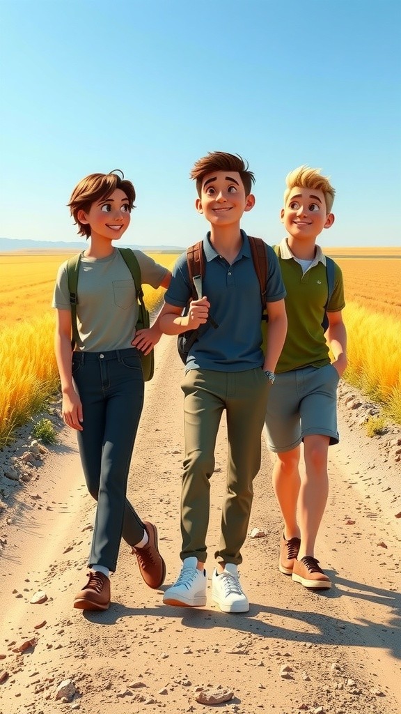 Three Boys Sharing the Word of God with Pastors