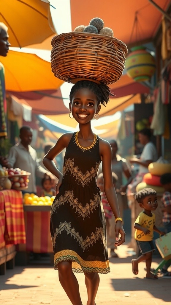 A Kind-Hearted African Mother