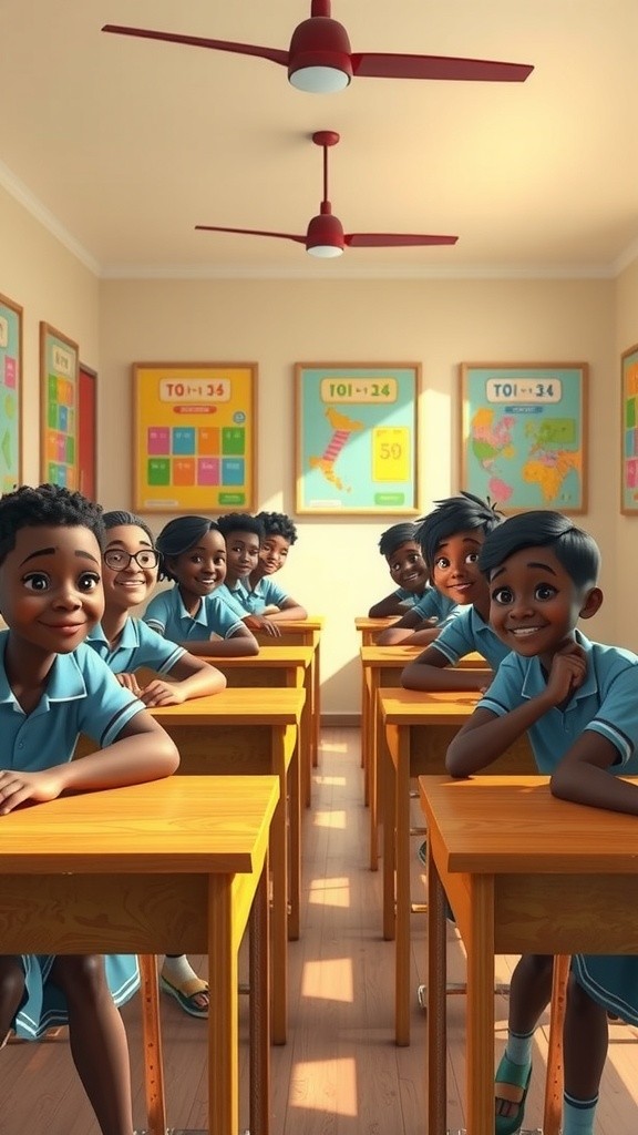 Classroom Learning in Cameroon