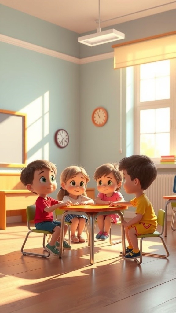 Kids Reciting the Lord's Prayer