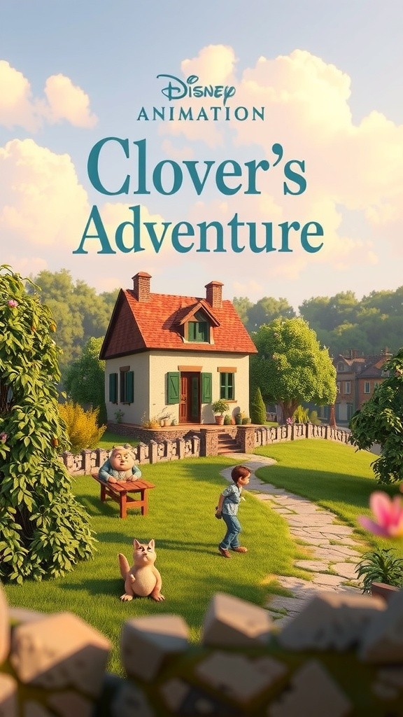 Clover's Adventure: A Curious Cat's Journey