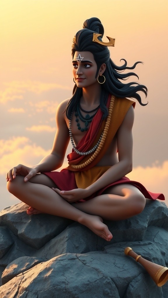 भगवान शिव और विष्णु का हास्य चैलेंज