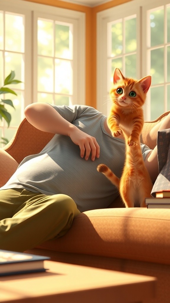 Paws and Reflection: A Cat's Wisdom