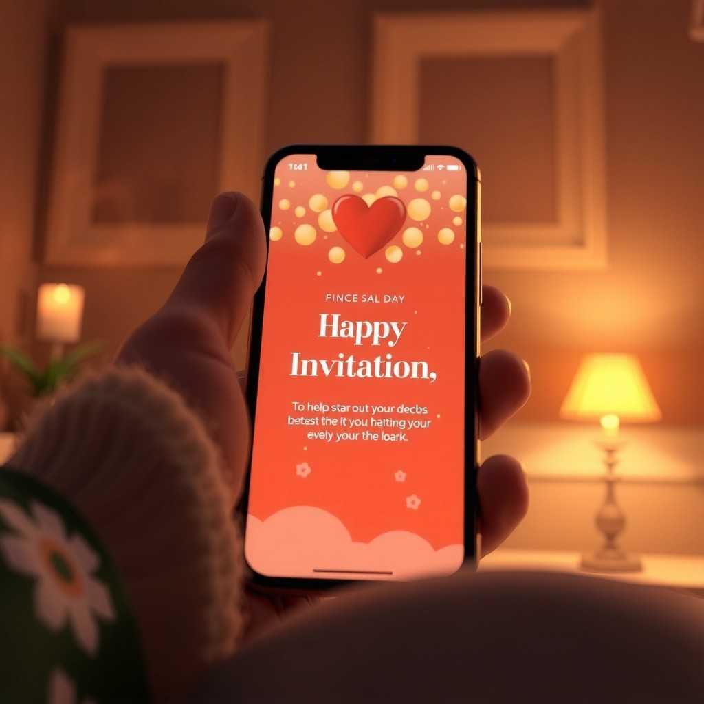 Anny's Ring Ceremony Invitation