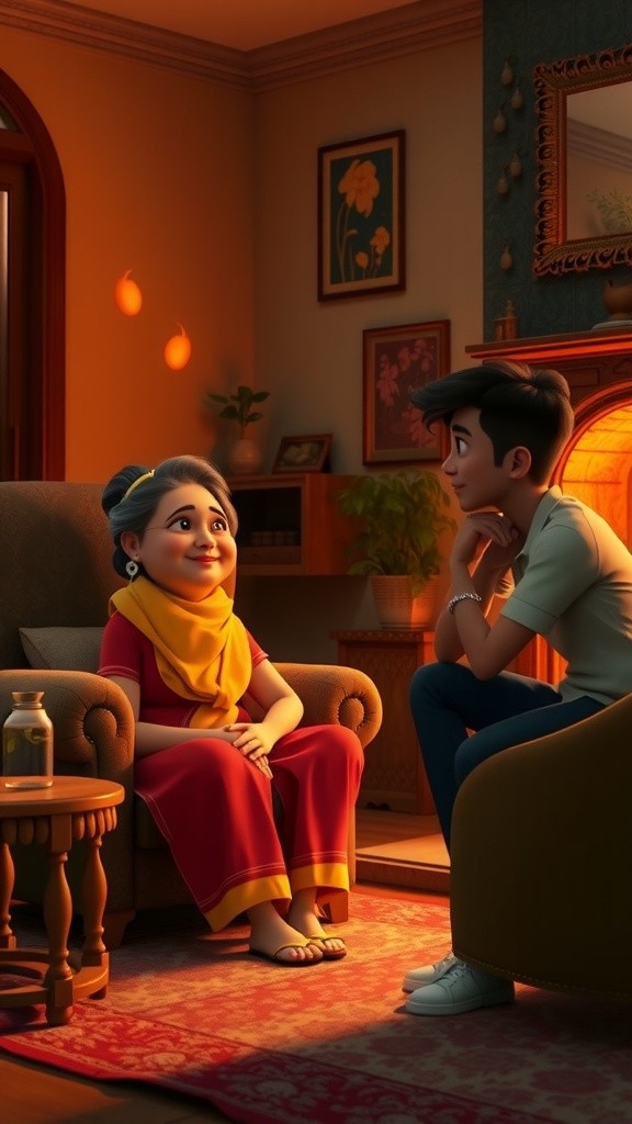 Whispers of the Night: A Chilling Tale by the Fire