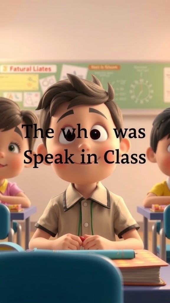 The Boy Who Was Afraid to Speak in Class