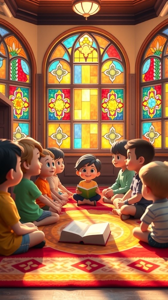 Children Listening to the Word of God