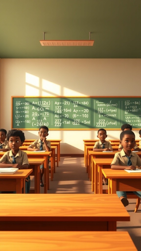 Algebra Lessons in a Ghanaian Classroom