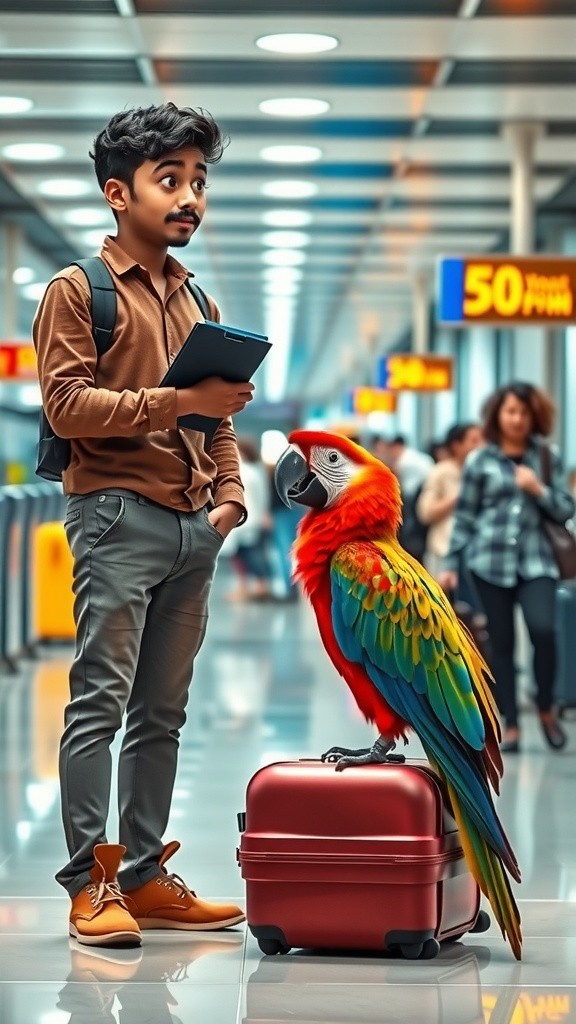 Burung Beo dan Bagasi Terdaftar