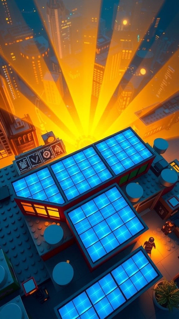 Kota Mini LEGO dan Energi Terbarukan